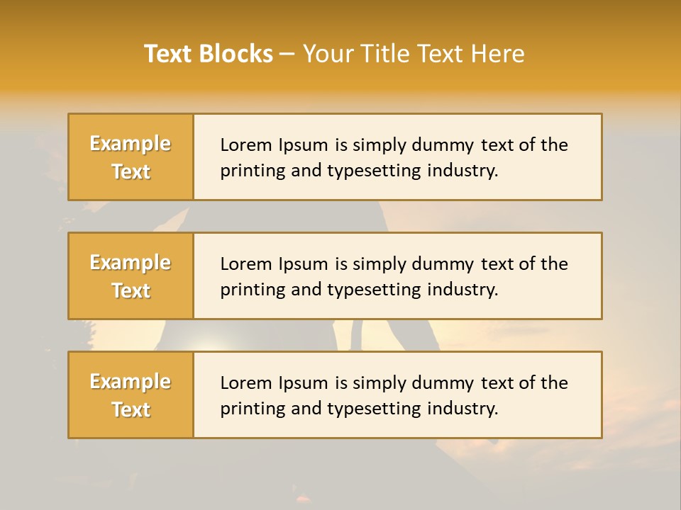 Recreational Pursuit Individual Event Mountain PowerPoint Template
