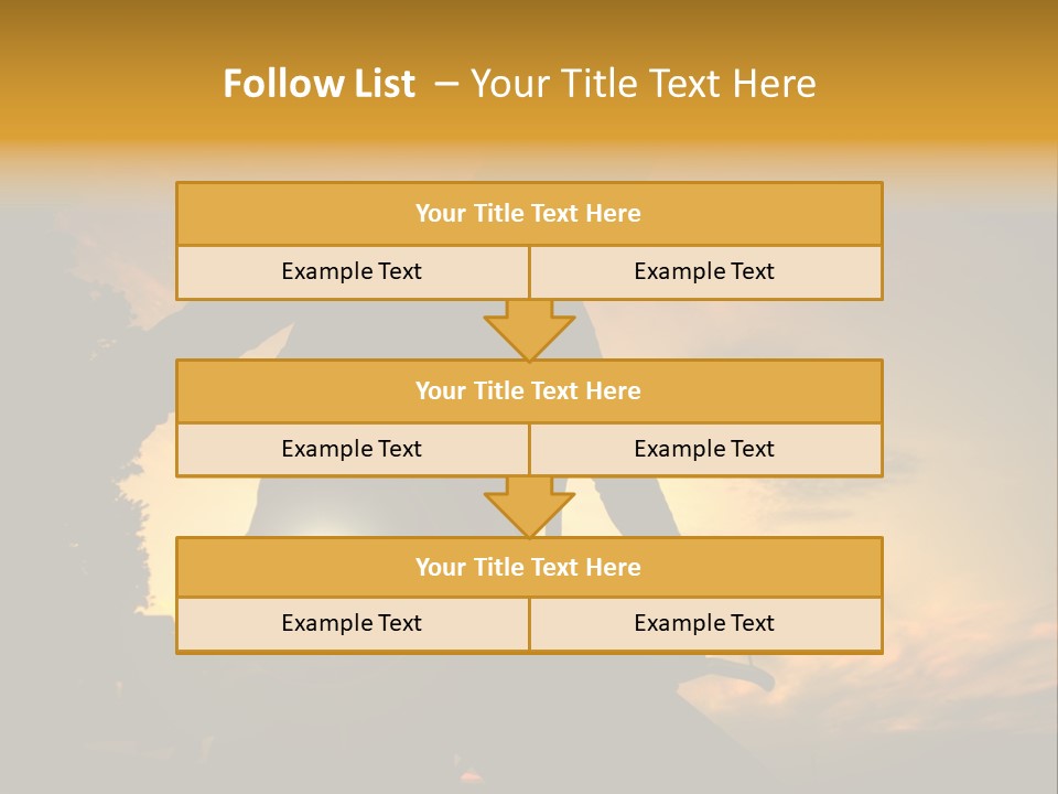 Recreational Pursuit Individual Event Mountain PowerPoint Template