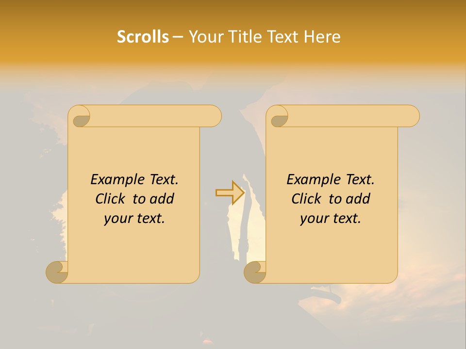 Recreational Pursuit Individual Event Mountain PowerPoint Template
