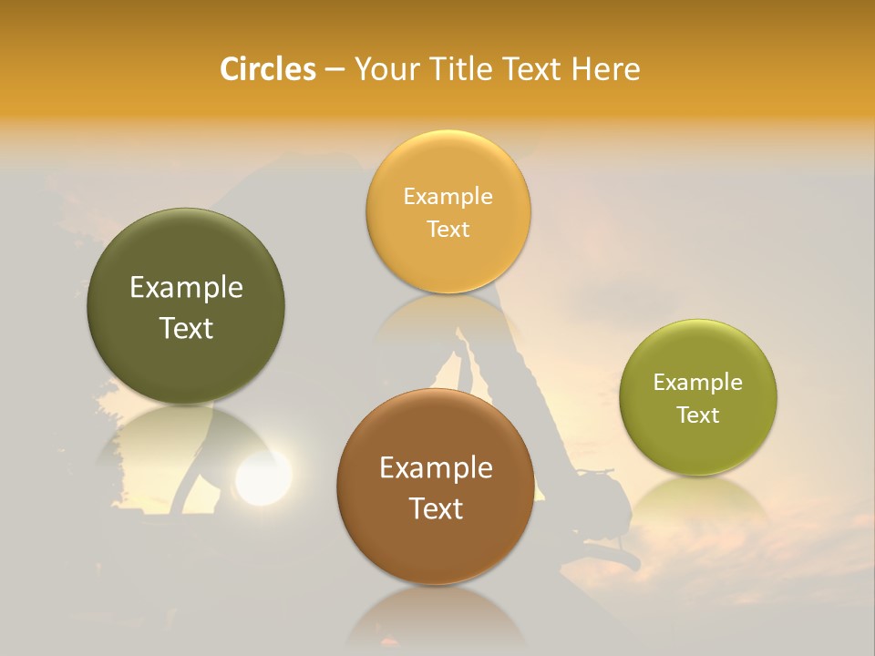 Recreational Pursuit Individual Event Mountain PowerPoint Template