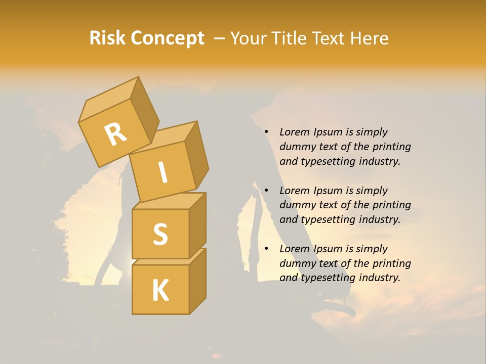 Recreational Pursuit Individual Event Mountain PowerPoint Template