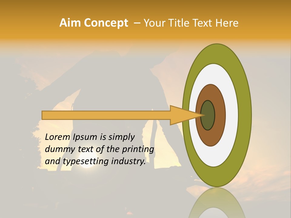 Recreational Pursuit Individual Event Mountain PowerPoint Template