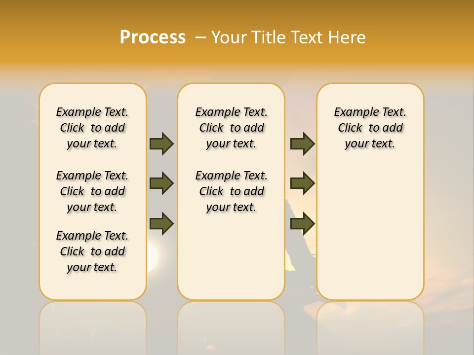 Recreational Pursuit Individual Event Mountain PowerPoint Template