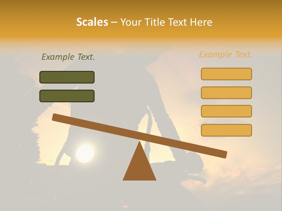 Recreational Pursuit Individual Event Mountain PowerPoint Template