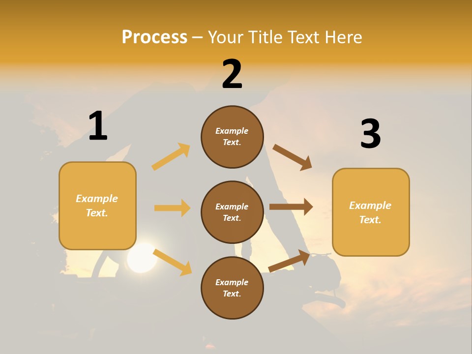 Recreational Pursuit Individual Event Mountain PowerPoint Template