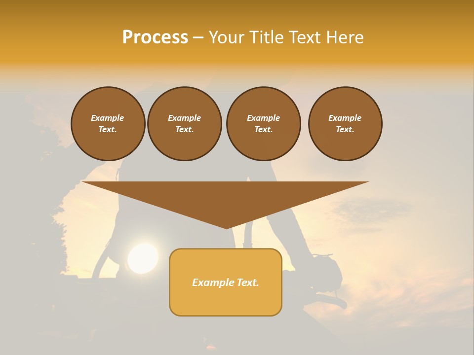 Recreational Pursuit Individual Event Mountain PowerPoint Template