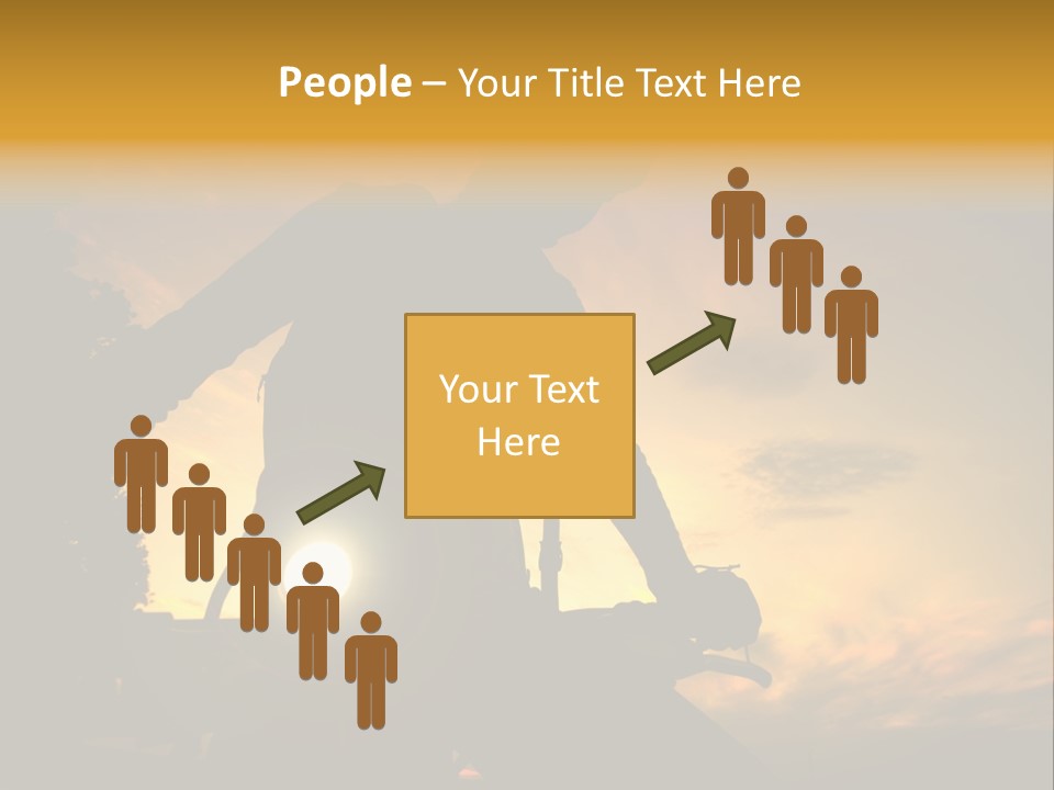 Recreational Pursuit Individual Event Mountain PowerPoint Template