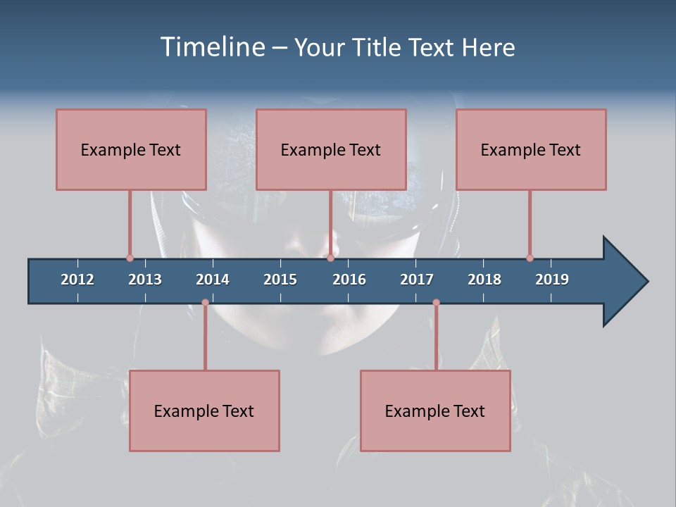 Extreme Sports Vacations Snow PowerPoint Template