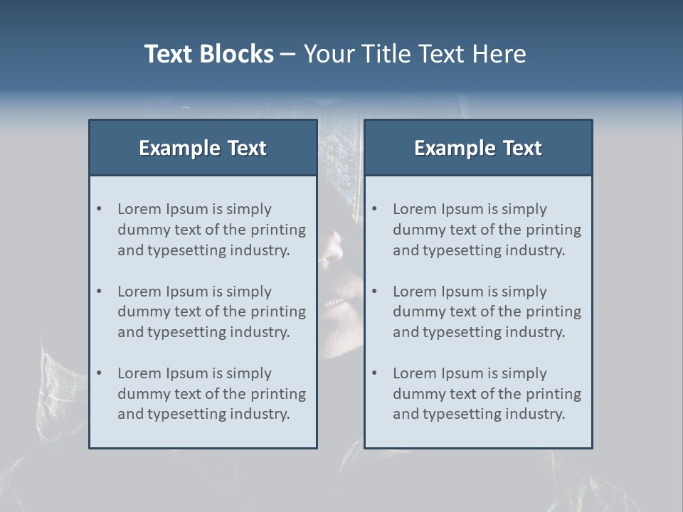 Extreme Sports Vacations Snow PowerPoint Template