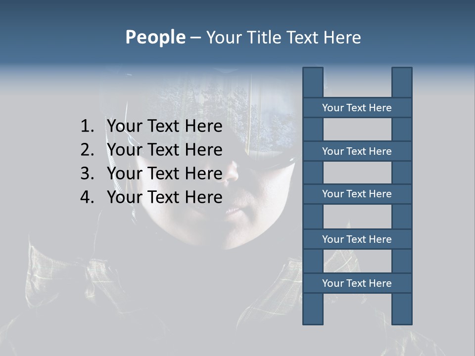 Extreme Sports Vacations Snow PowerPoint Template