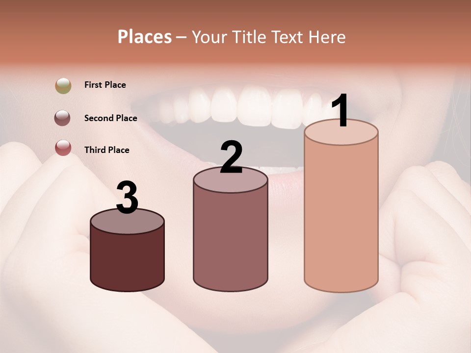 Mouth Face Toothy Smile PowerPoint Template
