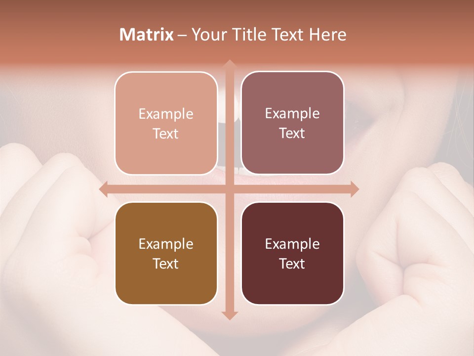 Mouth Face Toothy Smile PowerPoint Template