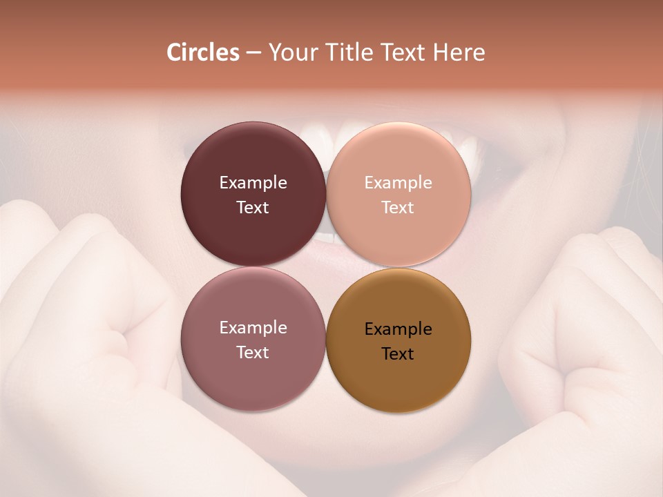 Mouth Face Toothy Smile PowerPoint Template