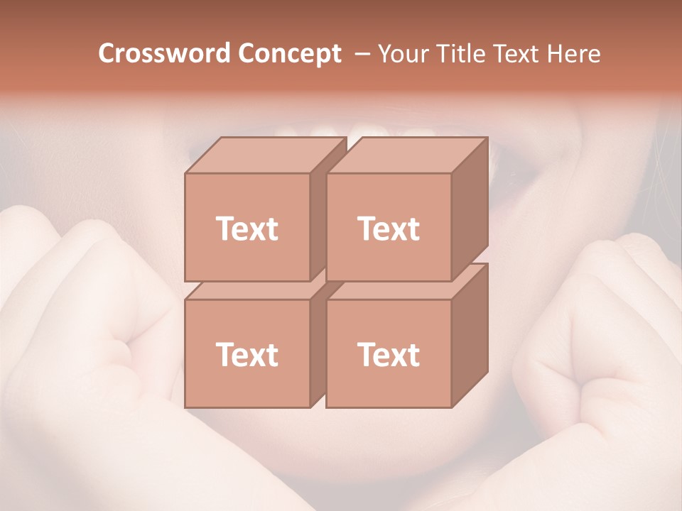 Mouth Face Toothy Smile PowerPoint Template