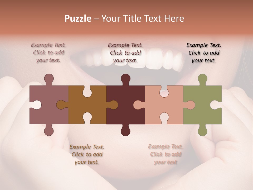 Mouth Face Toothy Smile PowerPoint Template
