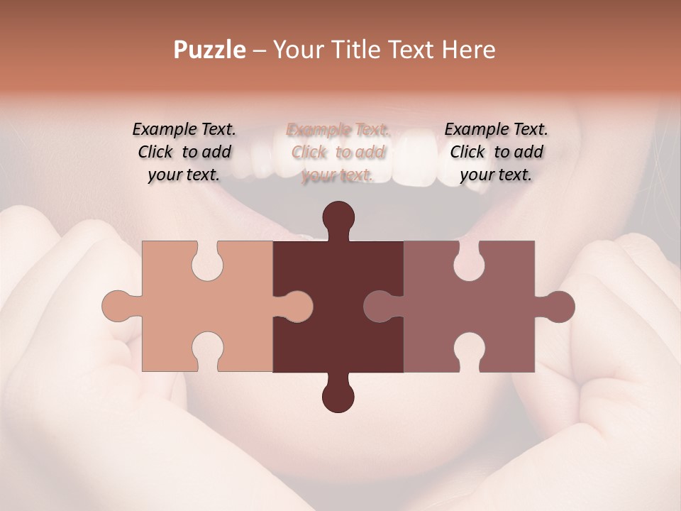 Mouth Face Toothy Smile PowerPoint Template