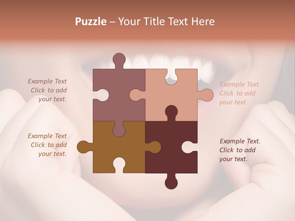 Mouth Face Toothy Smile PowerPoint Template