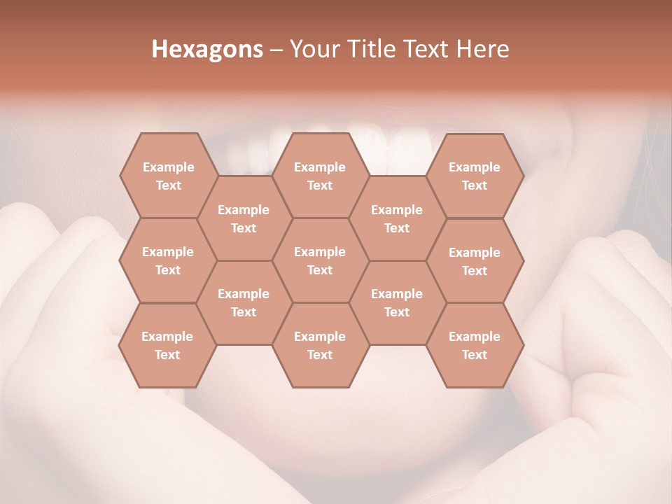 Mouth Face Toothy Smile PowerPoint Template