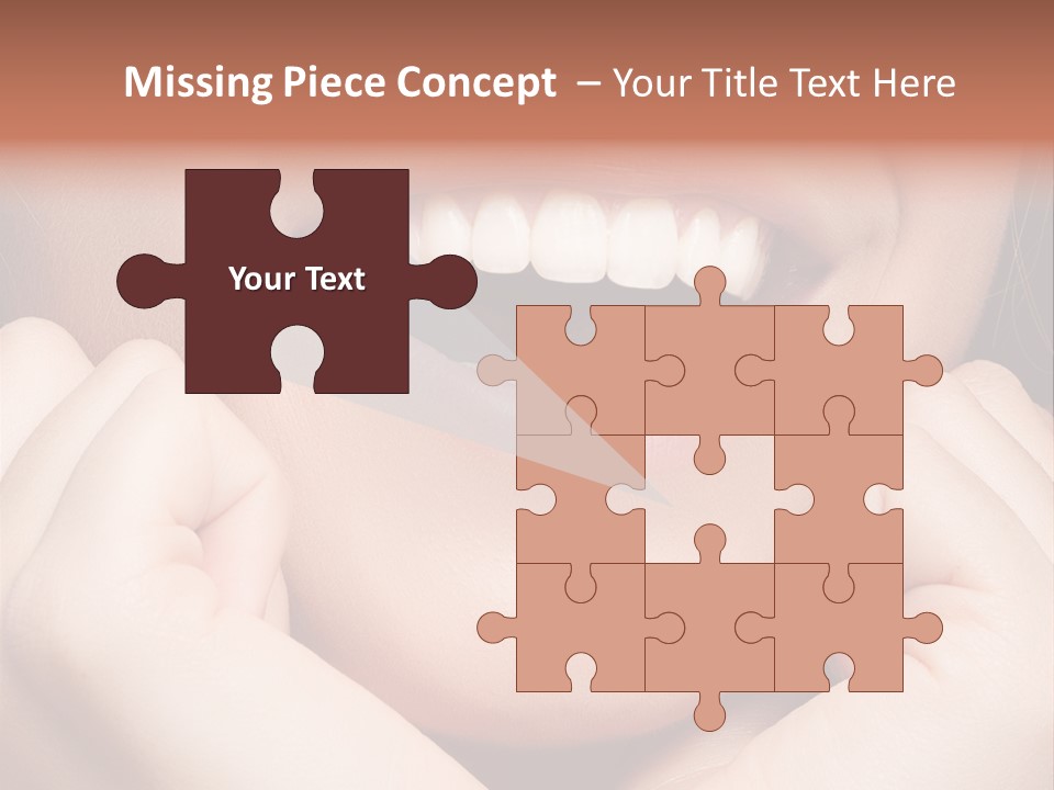 Mouth Face Toothy Smile PowerPoint Template