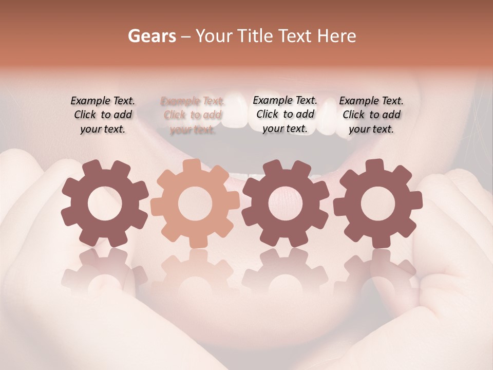 Mouth Face Toothy Smile PowerPoint Template