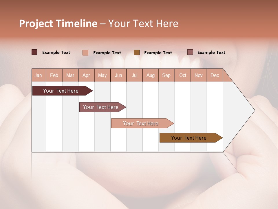 Mouth Face Toothy Smile PowerPoint Template