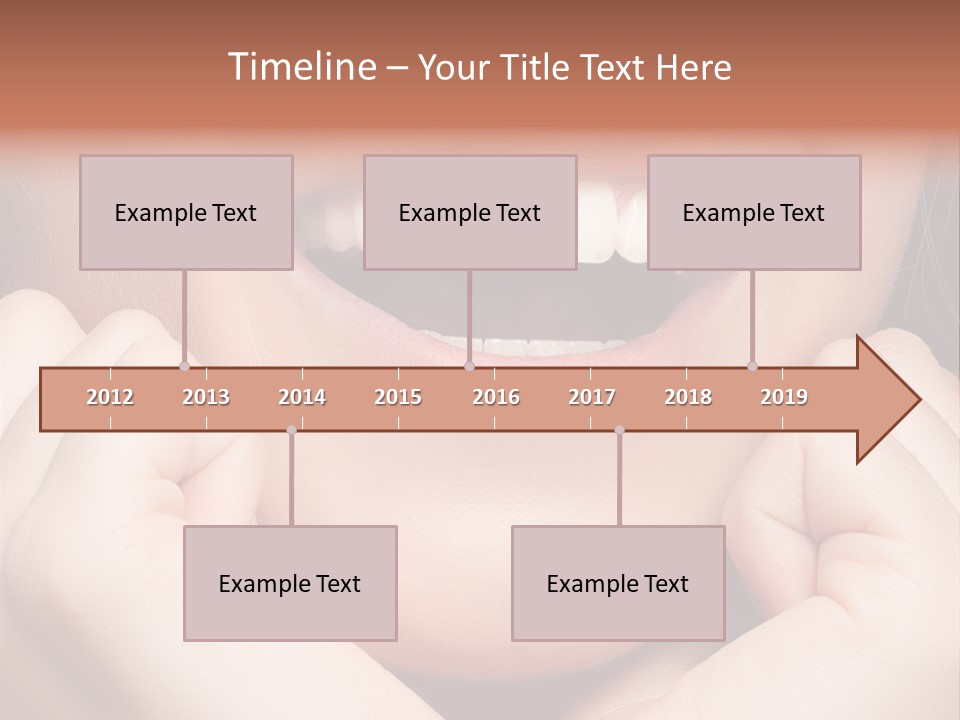 Mouth Face Toothy Smile PowerPoint Template