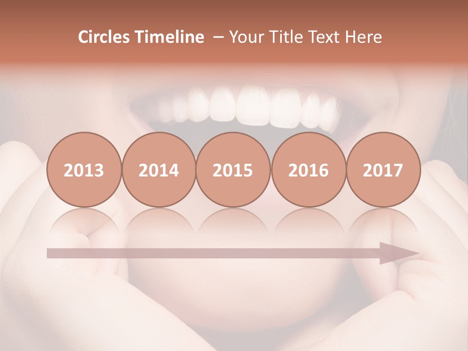 Mouth Face Toothy Smile PowerPoint Template