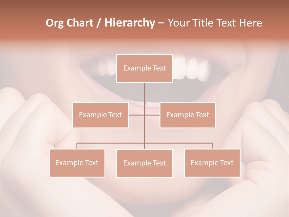Mouth Face Toothy Smile PowerPoint Template