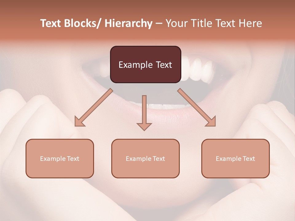 Mouth Face Toothy Smile PowerPoint Template