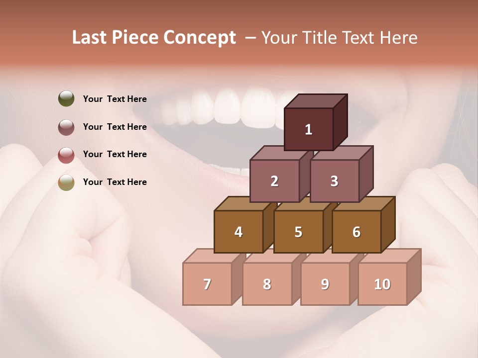 Mouth Face Toothy Smile PowerPoint Template