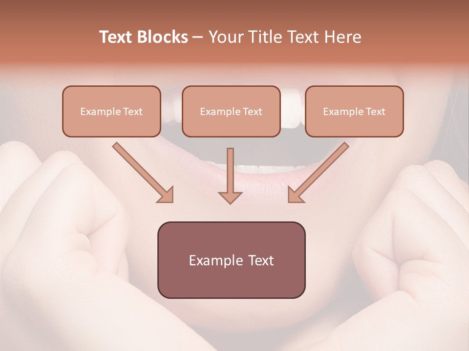 Mouth Face Toothy Smile PowerPoint Template