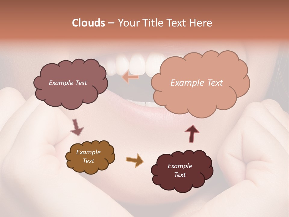 Mouth Face Toothy Smile PowerPoint Template