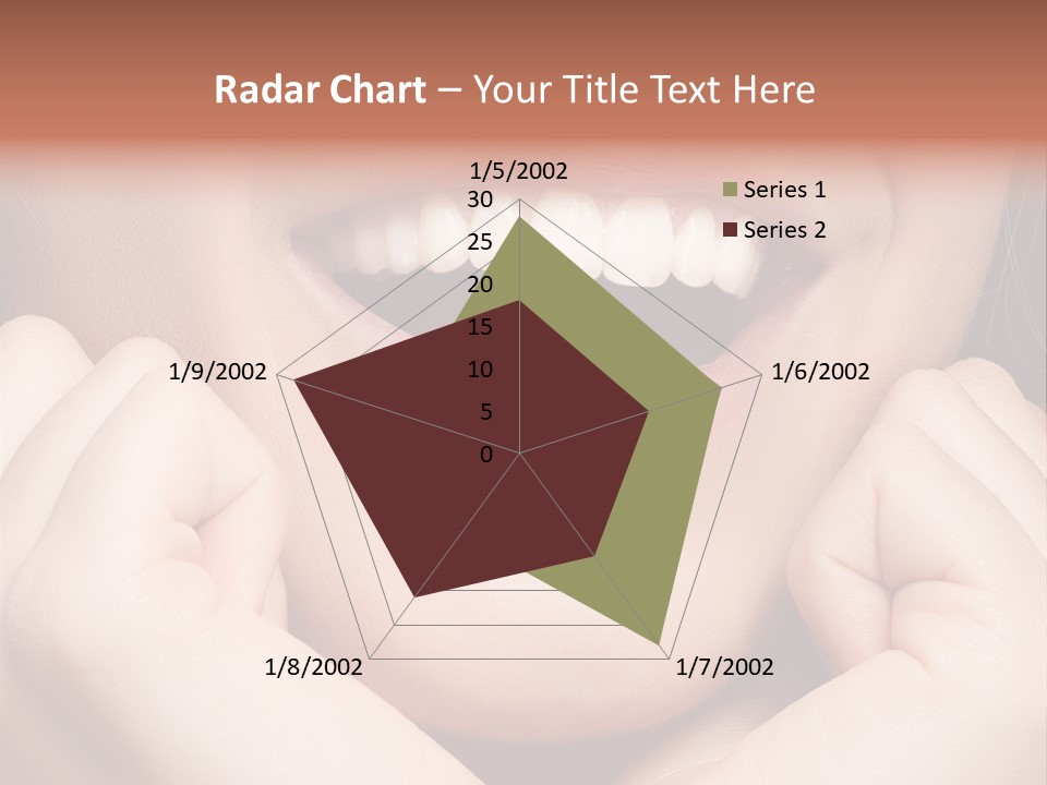 Mouth Face Toothy Smile PowerPoint Template