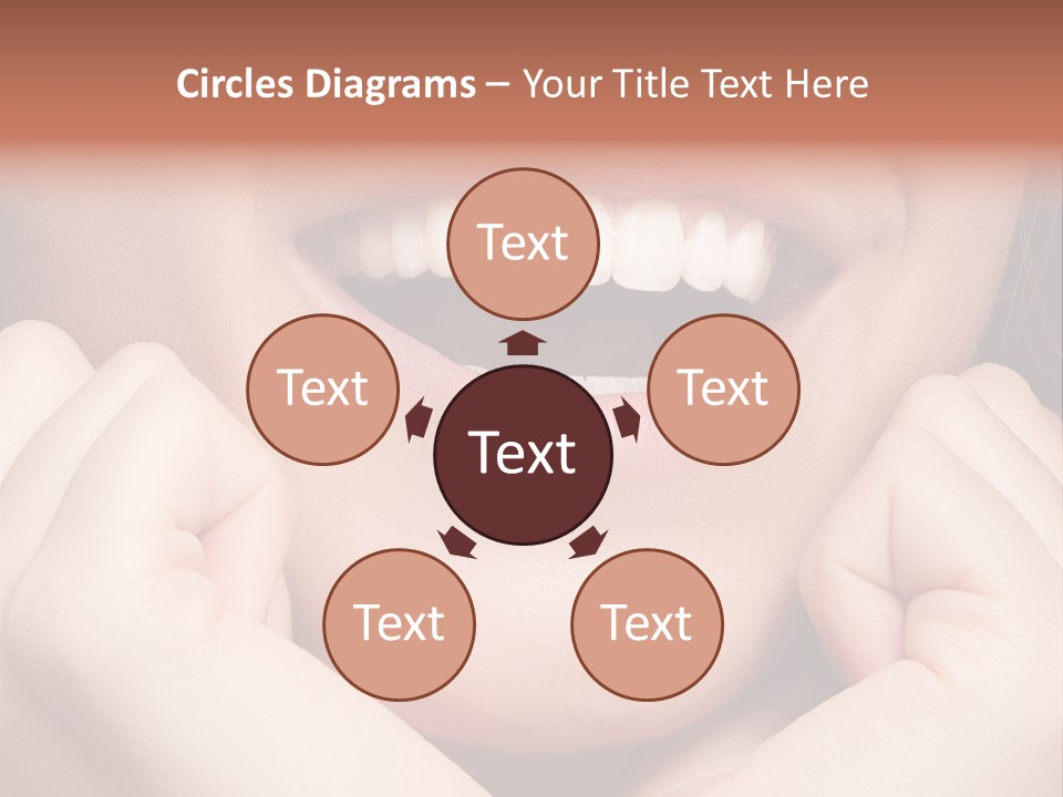 Mouth Face Toothy Smile PowerPoint Template