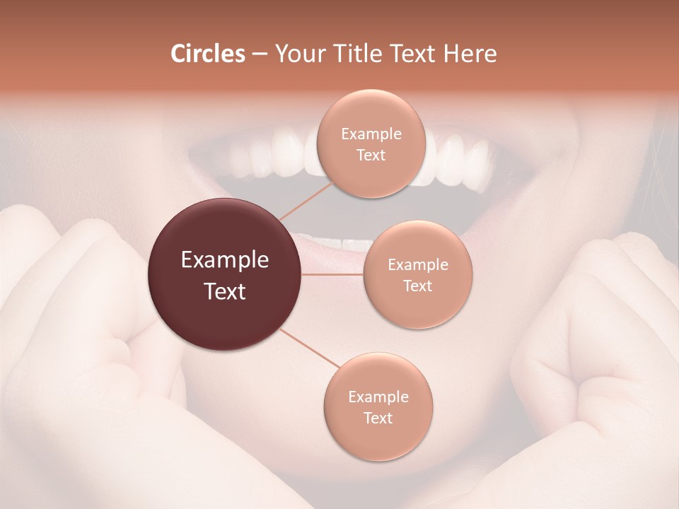 Mouth Face Toothy Smile PowerPoint Template