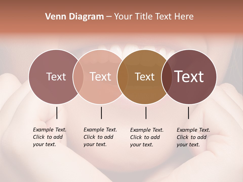 Mouth Face Toothy Smile PowerPoint Template