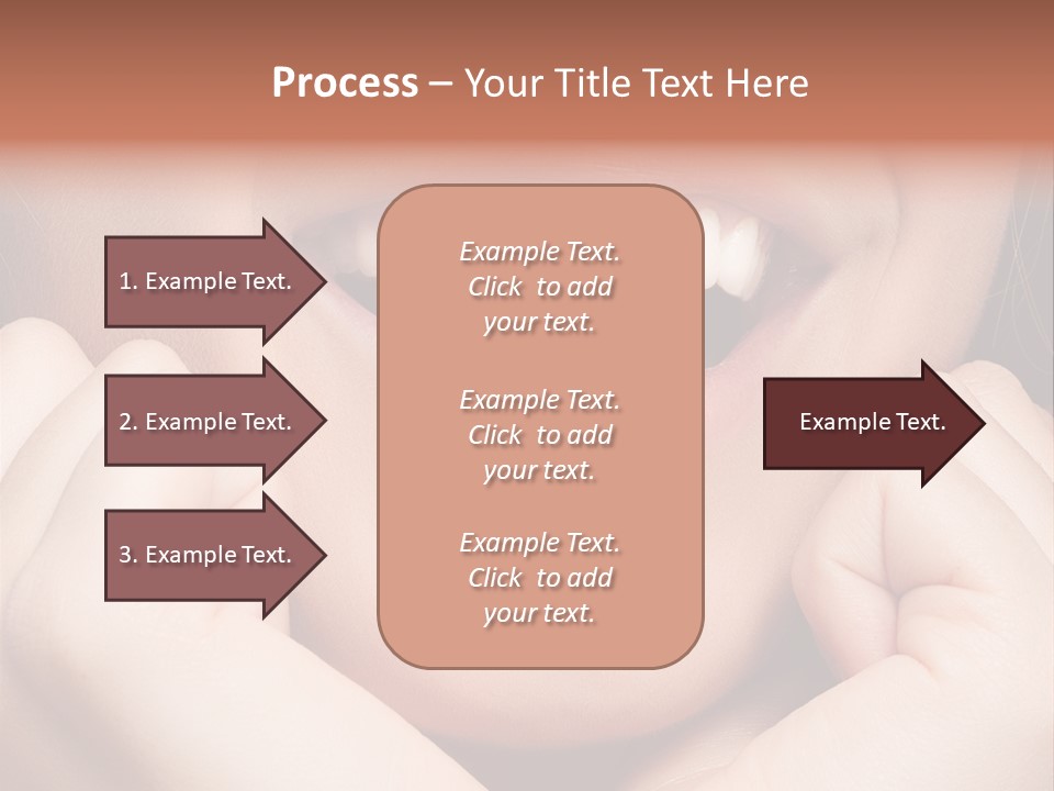 Mouth Face Toothy Smile PowerPoint Template