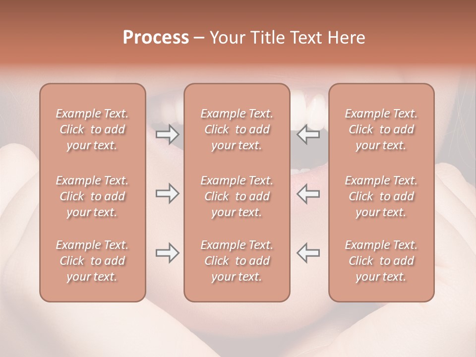 Mouth Face Toothy Smile PowerPoint Template