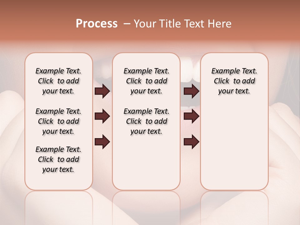 Mouth Face Toothy Smile PowerPoint Template
