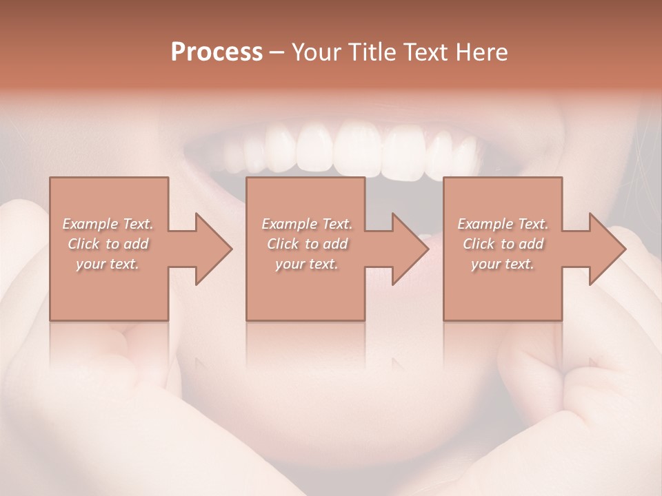 Mouth Face Toothy Smile PowerPoint Template