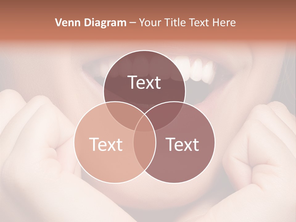 Mouth Face Toothy Smile PowerPoint Template