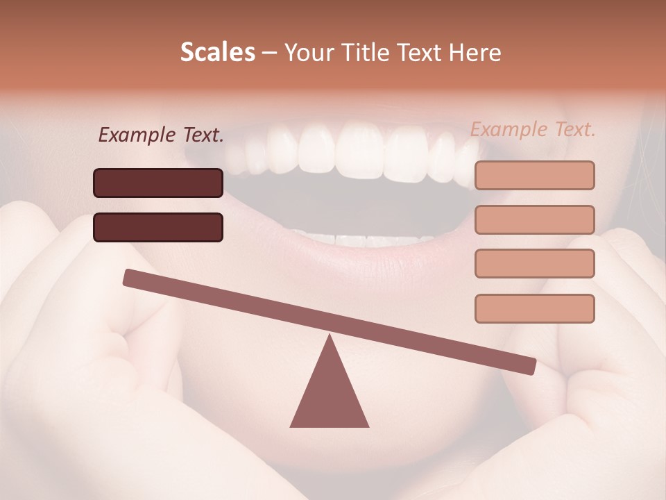 Mouth Face Toothy Smile PowerPoint Template