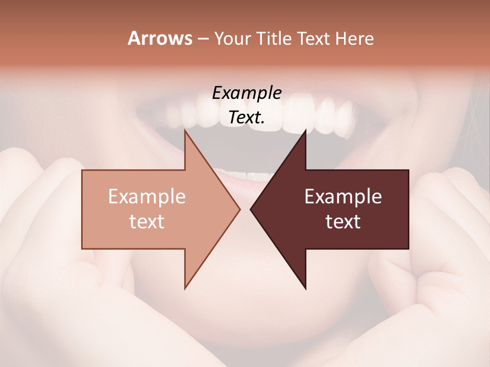 Mouth Face Toothy Smile PowerPoint Template