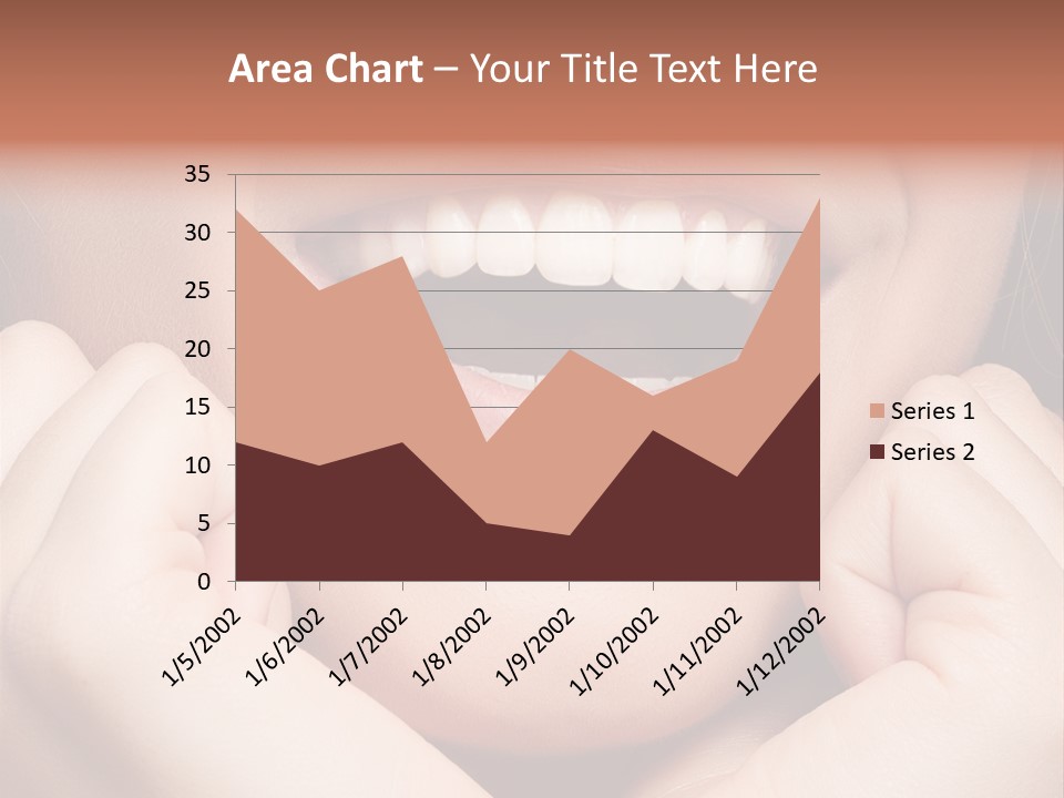 Mouth Face Toothy Smile PowerPoint Template