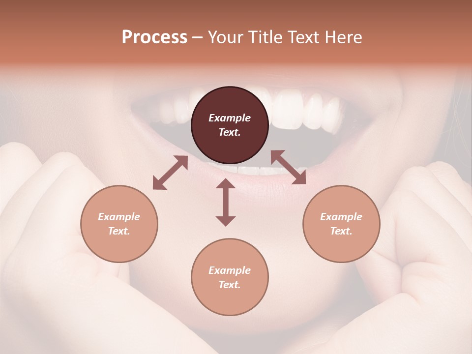 Mouth Face Toothy Smile PowerPoint Template