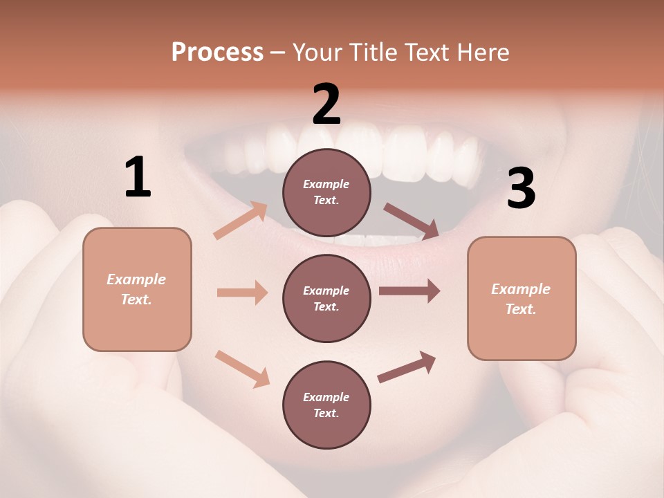 Mouth Face Toothy Smile PowerPoint Template
