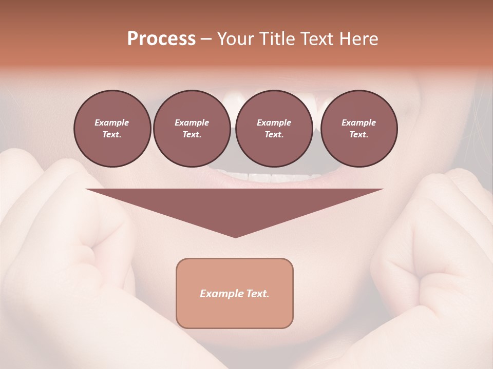 Mouth Face Toothy Smile PowerPoint Template