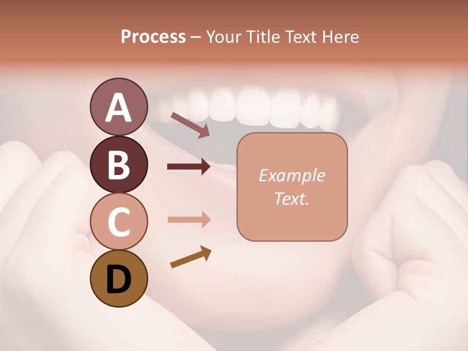 Mouth Face Toothy Smile PowerPoint Template