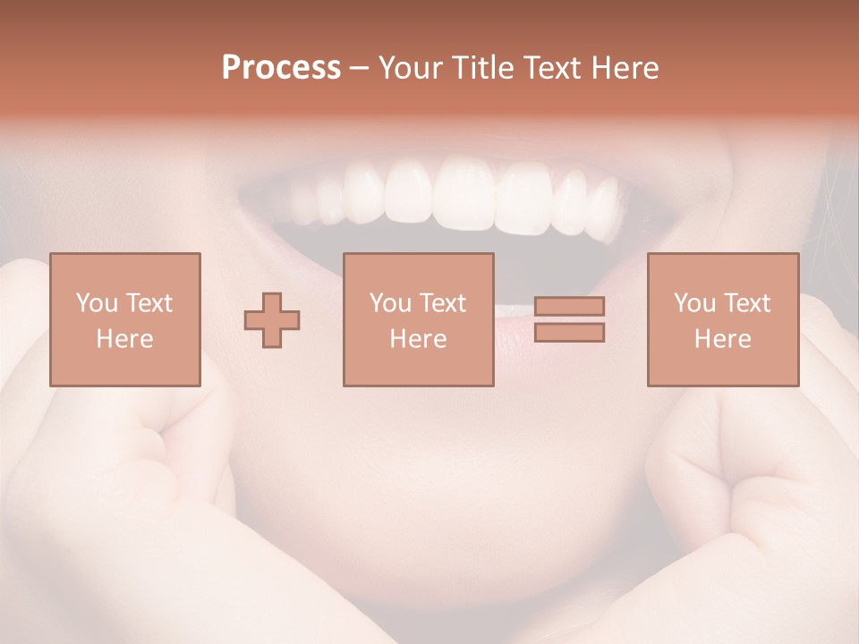 Mouth Face Toothy Smile PowerPoint Template