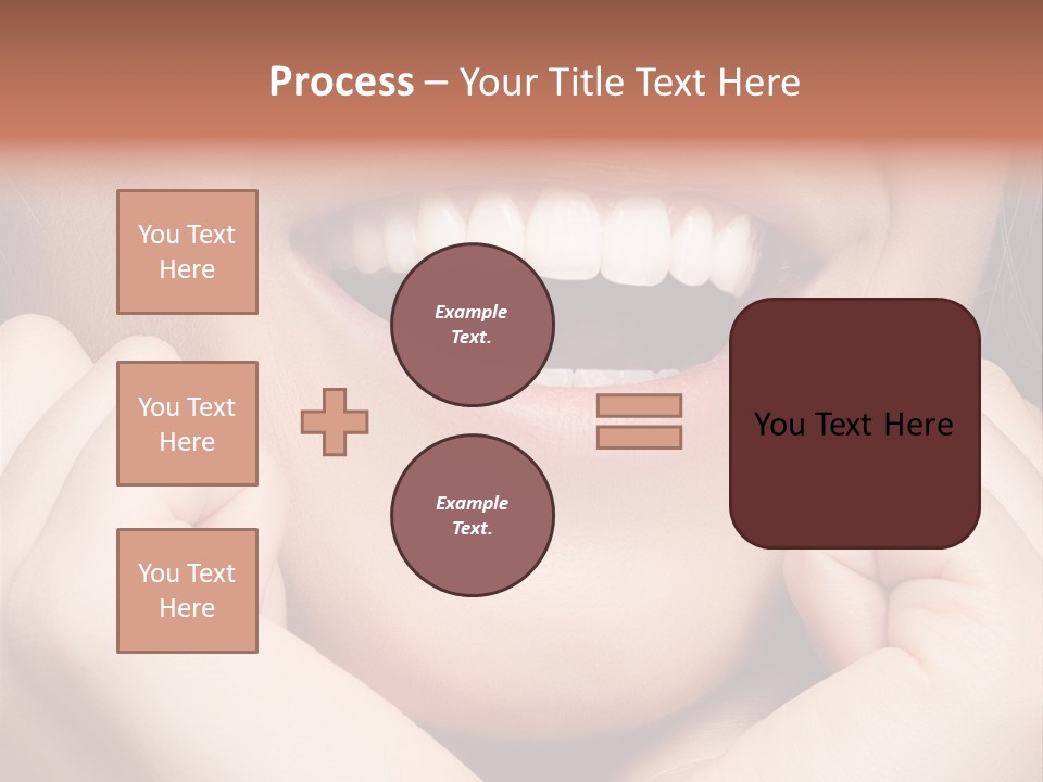 Mouth Face Toothy Smile PowerPoint Template